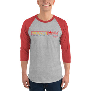 Stocken Family Foundation 3/4 sleeve raglan shirt